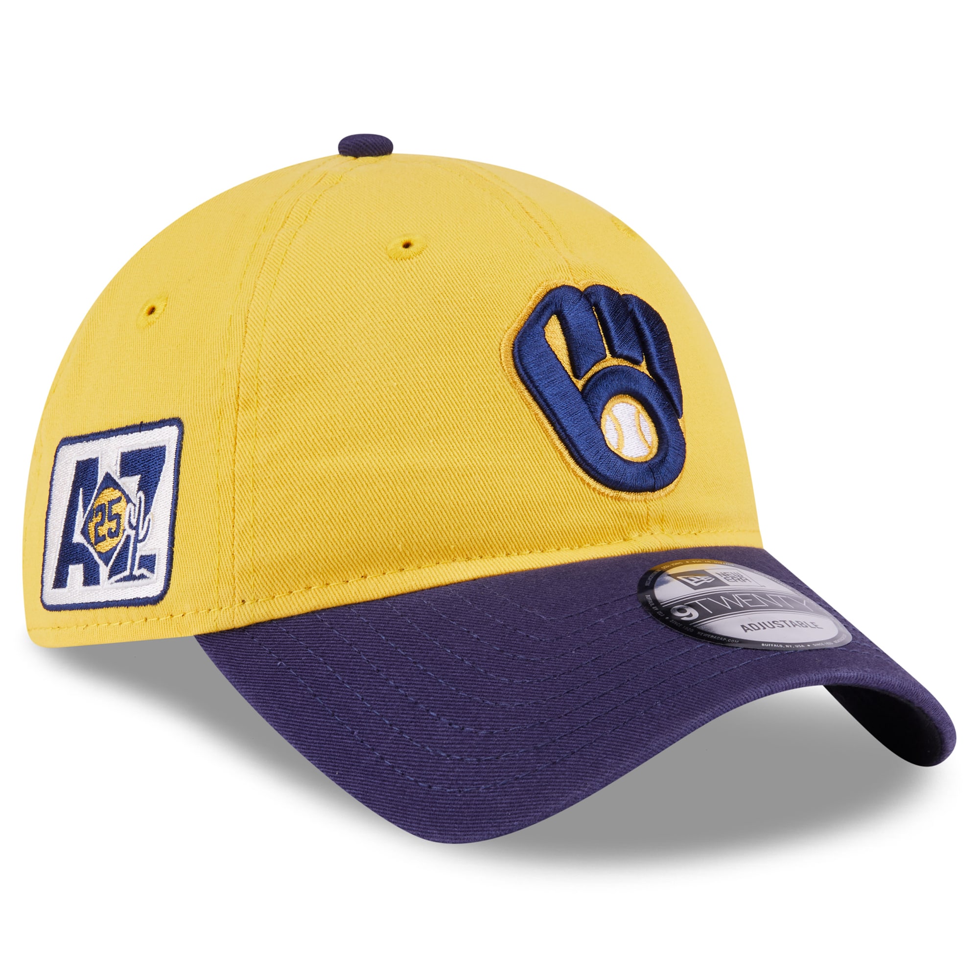 youth milwaukee brewers new era gold 2025 spring training 9twenty adjustable hat | Milwaukee Brewers Hats MLB Hats & Jerseys Collection