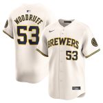 mens milwaukee brewers brandon woodruff nike cream home limited player jersey | Milwaukee Brewers Hats MLB Hats & Jerseys Collection