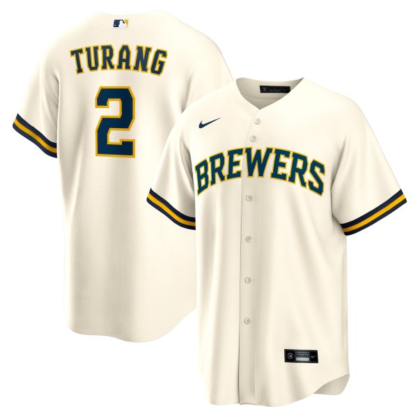 mens milwaukee brewers brice turang nike cream home replica jersey | Milwaukee Brewers Hats MLB Hats & Jerseys Collection