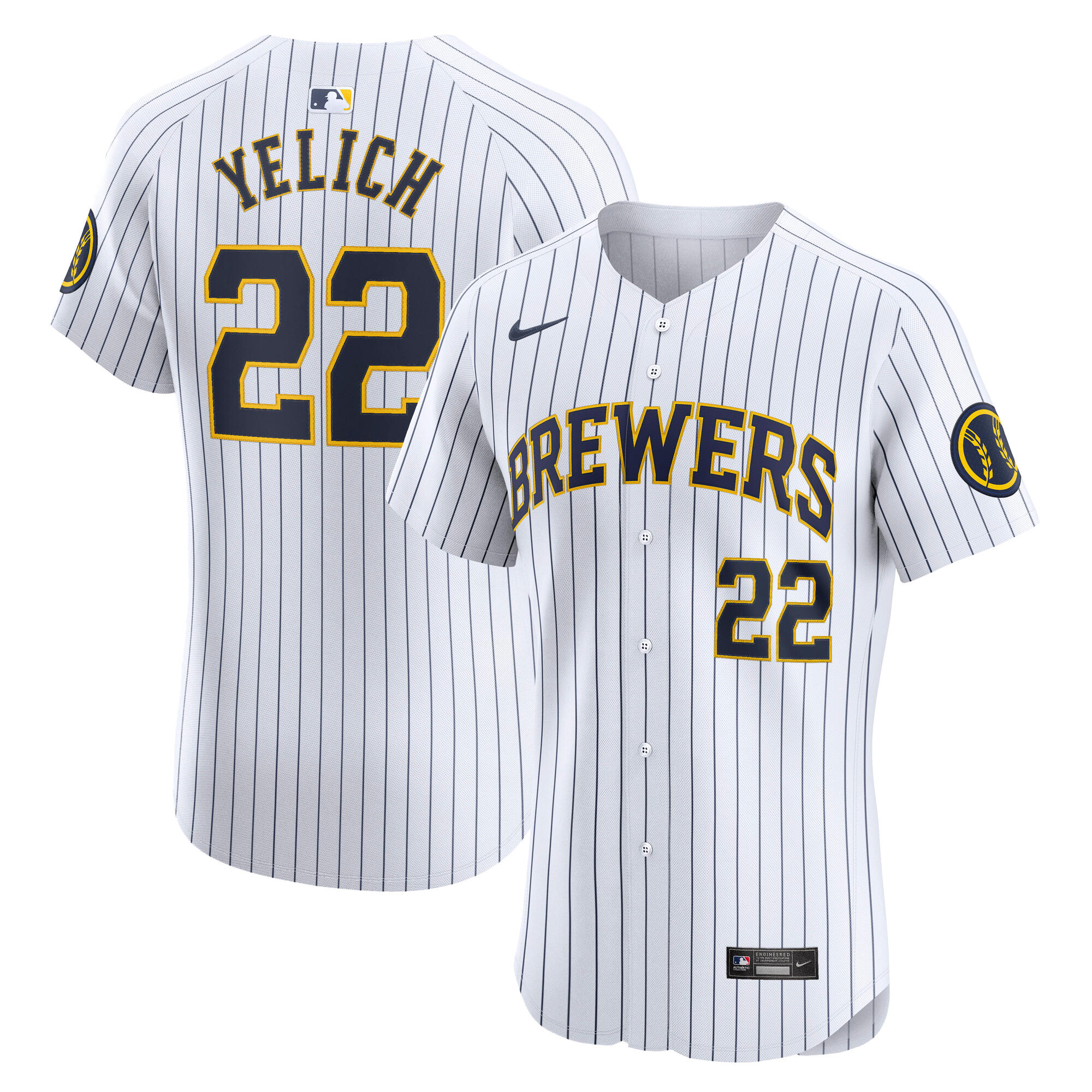 mens milwaukee brewers christian yelich nike white alternate alternate elite player jersey | Milwaukee Brewers Hats MLB Hats & Jerseys Collection