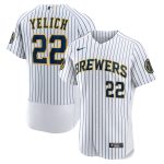 mens milwaukee brewers christian yelich nike white alternate authentic player jersey | Milwaukee Brewers Hats MLB Hats & Jerseys Collection