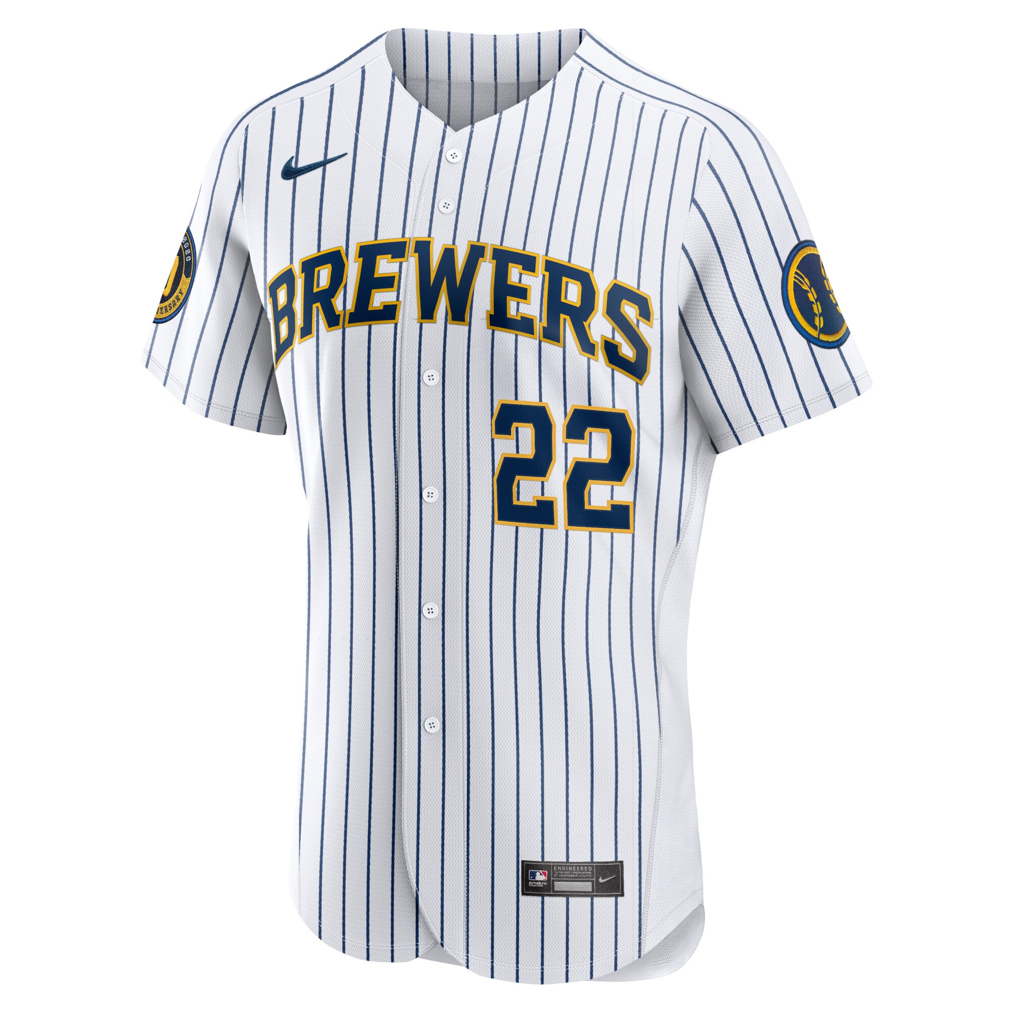 mens milwaukee brewers christian yelich nike white alternate authentic player jersey | Milwaukee Brewers Hats MLB Hats & Jerseys Collection