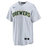 mens milwaukee brewers christian yelich nike white alternate replica player jersey | Milwaukee Brewers Hats MLB Hats & Jerseys Collection