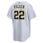 mens milwaukee brewers christian yelich nike white alternate replica player jersey | Milwaukee Brewers Hats MLB Hats & Jerseys Collection
