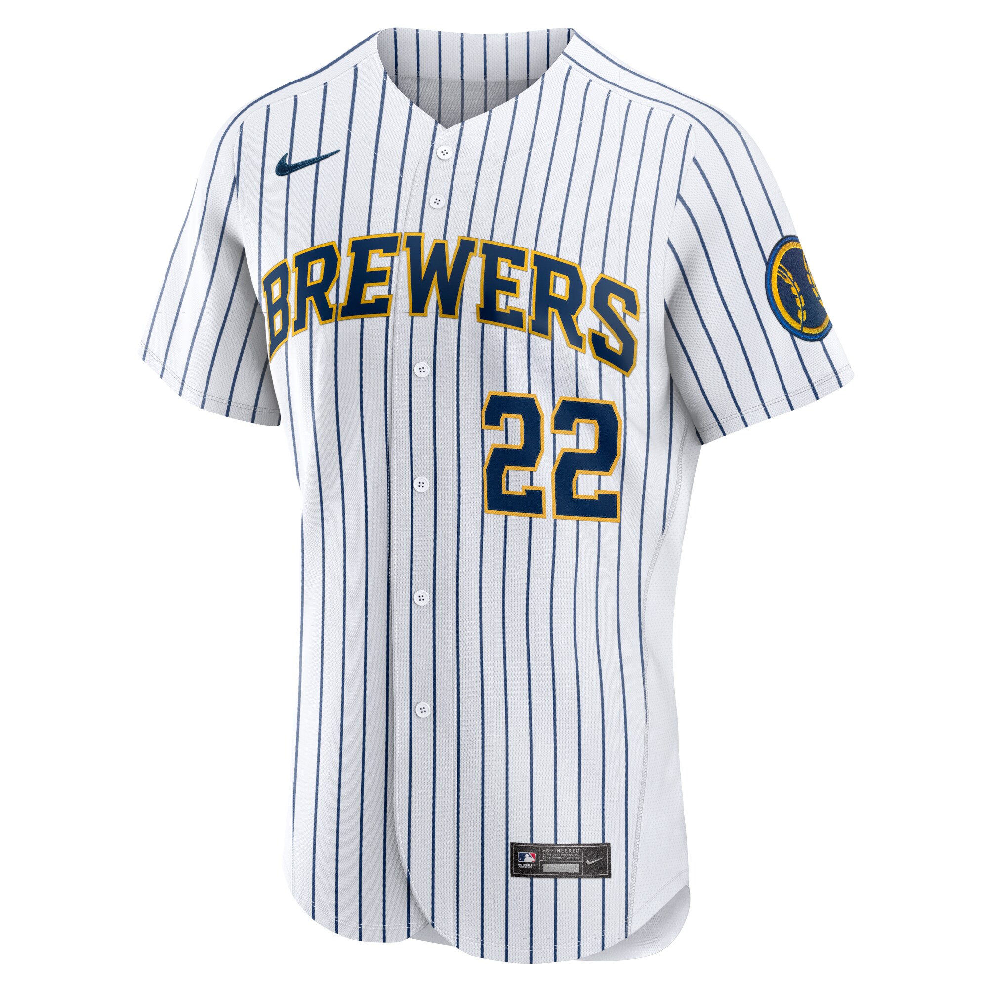 mens milwaukee brewers christian yelich nike white team alternate authentic player jersey | Milwaukee Brewers Hats MLB Hats & Jerseys Collection
