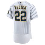 mens milwaukee brewers christian yelich nike white team alternate authentic player jersey | Milwaukee Brewers Hats MLB Hats & Jerseys Collection