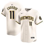 mens milwaukee brewers jackson chourio nike cream home limited player jersey | Milwaukee Brewers Hats MLB Hats & Jerseys Collection