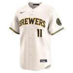 mens milwaukee brewers jackson chourio nike cream home limited player jersey | Milwaukee Brewers Hats MLB Hats & Jerseys Collection