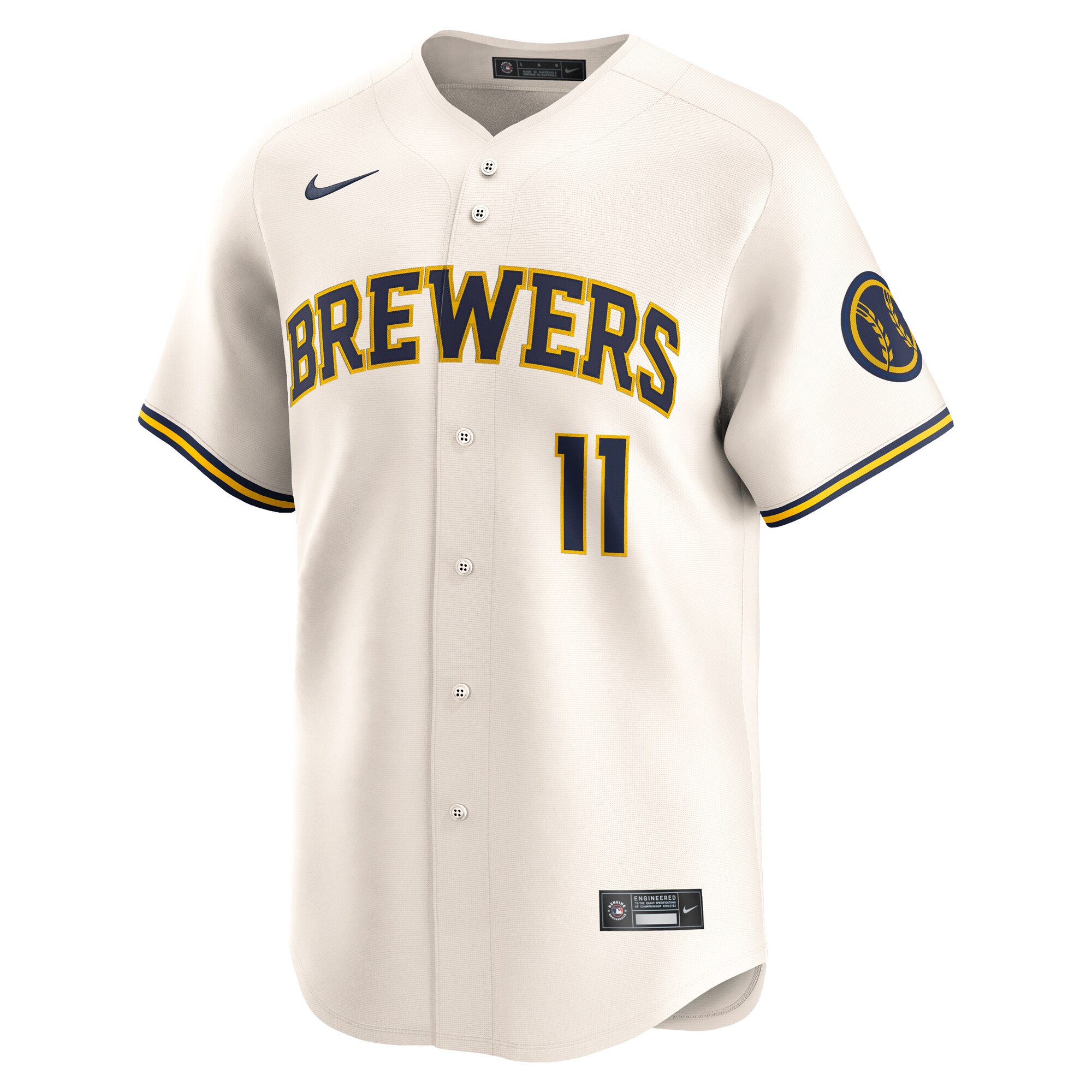 mens milwaukee brewers jackson chourio nike cream home limited player jersey | Milwaukee Brewers Hats MLB Hats & Jerseys Collection