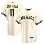 mens milwaukee brewers jackson chourio nike cream home replica jersey | Milwaukee Brewers Hats MLB Hats & Jerseys Collection