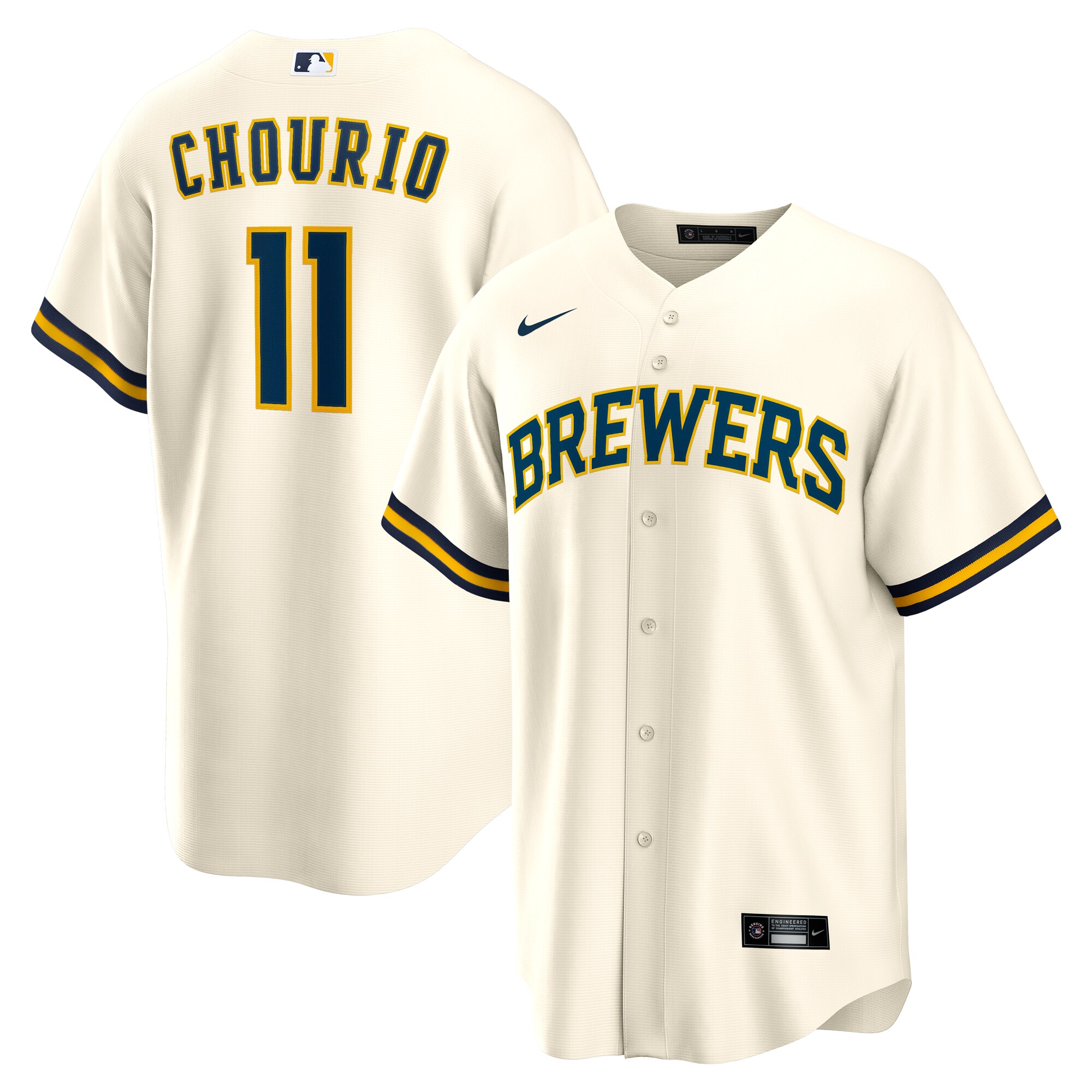 mens milwaukee brewers jackson chourio nike cream home replica jersey | Milwaukee Brewers Hats MLB Hats & Jerseys Collection