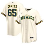 mens milwaukee brewers nestor cortes nike cream home replica jersey | Milwaukee Brewers Hats MLB Hats & Jerseys Collection
