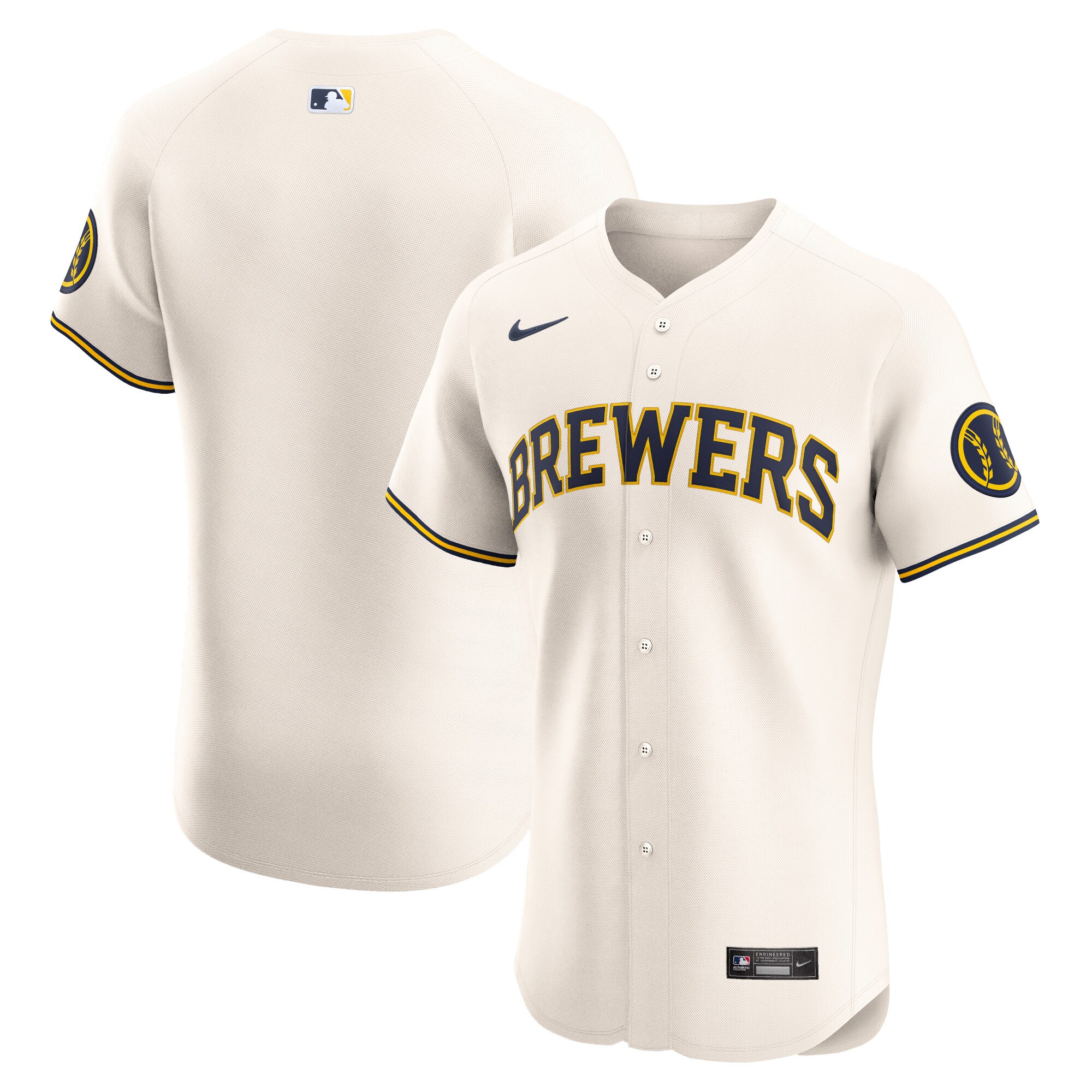 mens milwaukee brewers nike cream home elite jersey | Milwaukee Brewers Hats MLB Hats & Jerseys Collection