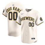 mens milwaukee brewers nike cream home limited custom jersey | Milwaukee Brewers Hats MLB Hats & Jerseys Collection