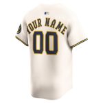 mens milwaukee brewers nike cream home limited custom jersey | Milwaukee Brewers Hats MLB Hats & Jerseys Collection
