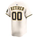 mens milwaukee brewers nike cream home limited pick-a-player retired roster jersey | Milwaukee Brewers Hats MLB Hats & Jerseys Collection