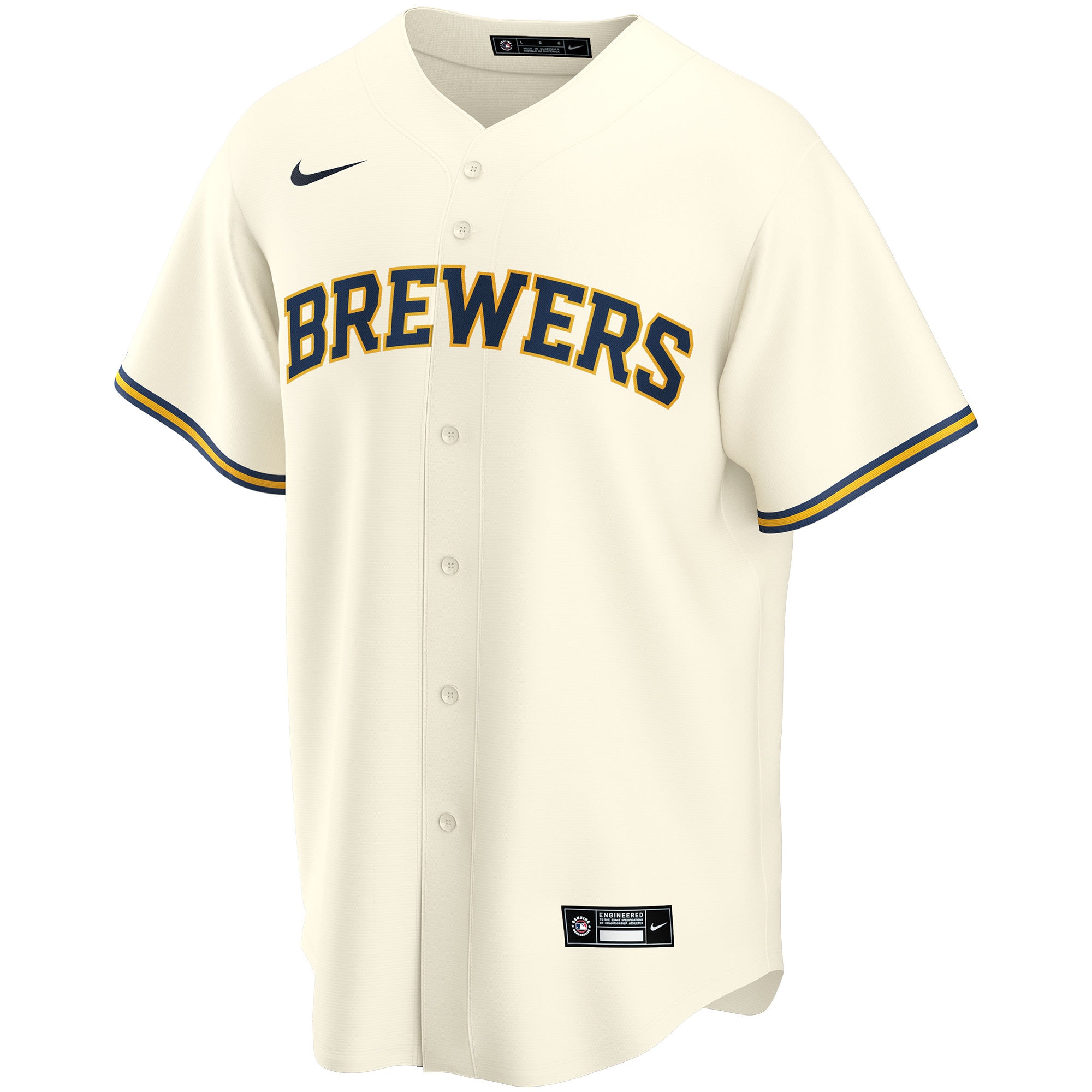 mens milwaukee brewers nike cream home replica custom jersey | Milwaukee Brewers Hats MLB Hats & Jerseys Collection