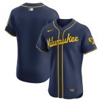 mens milwaukee brewers nike navy alternate vapor premier elite patch jersey | Milwaukee Brewers Hats MLB Hats & Jerseys Collection
