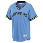 mens milwaukee brewers nike powder blue road cooperstown collection team jersey | Milwaukee Brewers Hats MLB Hats & Jerseys Collection