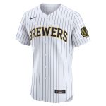 mens milwaukee brewers nike white alternate vapor premier elite patch jersey | Milwaukee Brewers Hats MLB Hats & Jerseys Collection