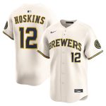 mens milwaukee brewers rhys hoskins nike cream alternate limited player jersey | Milwaukee Brewers Hats MLB Hats & Jerseys Collection