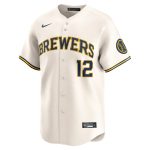 mens milwaukee brewers rhys hoskins nike cream alternate limited player jersey | Milwaukee Brewers Hats MLB Hats & Jerseys Collection