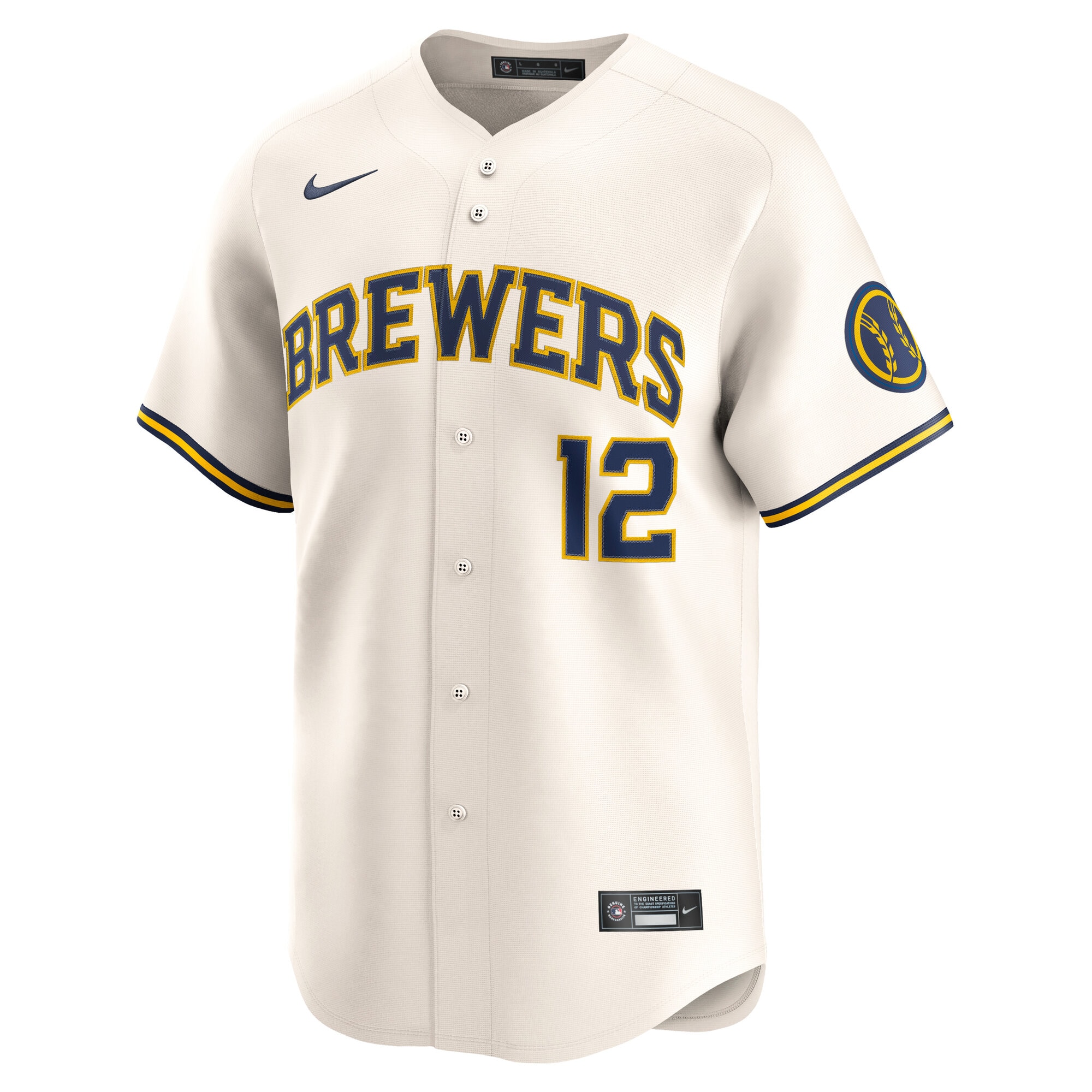 mens milwaukee brewers rhys hoskins nike cream alternate limited player jersey | Milwaukee Brewers Hats MLB Hats & Jerseys Collection