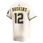 mens milwaukee brewers rhys hoskins nike cream alternate limited player jersey | Milwaukee Brewers Hats MLB Hats & Jerseys Collection