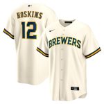 mens milwaukee brewers rhys hoskins nike cream home replica player jersey | Milwaukee Brewers Hats MLB Hats & Jerseys Collection