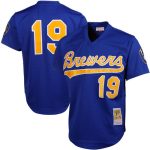 mens milwaukee brewers robin yount mitchell  ness royal cooperstown mesh batting practice jersey | Milwaukee Brewers Hats MLB Hats & Jerseys Collection