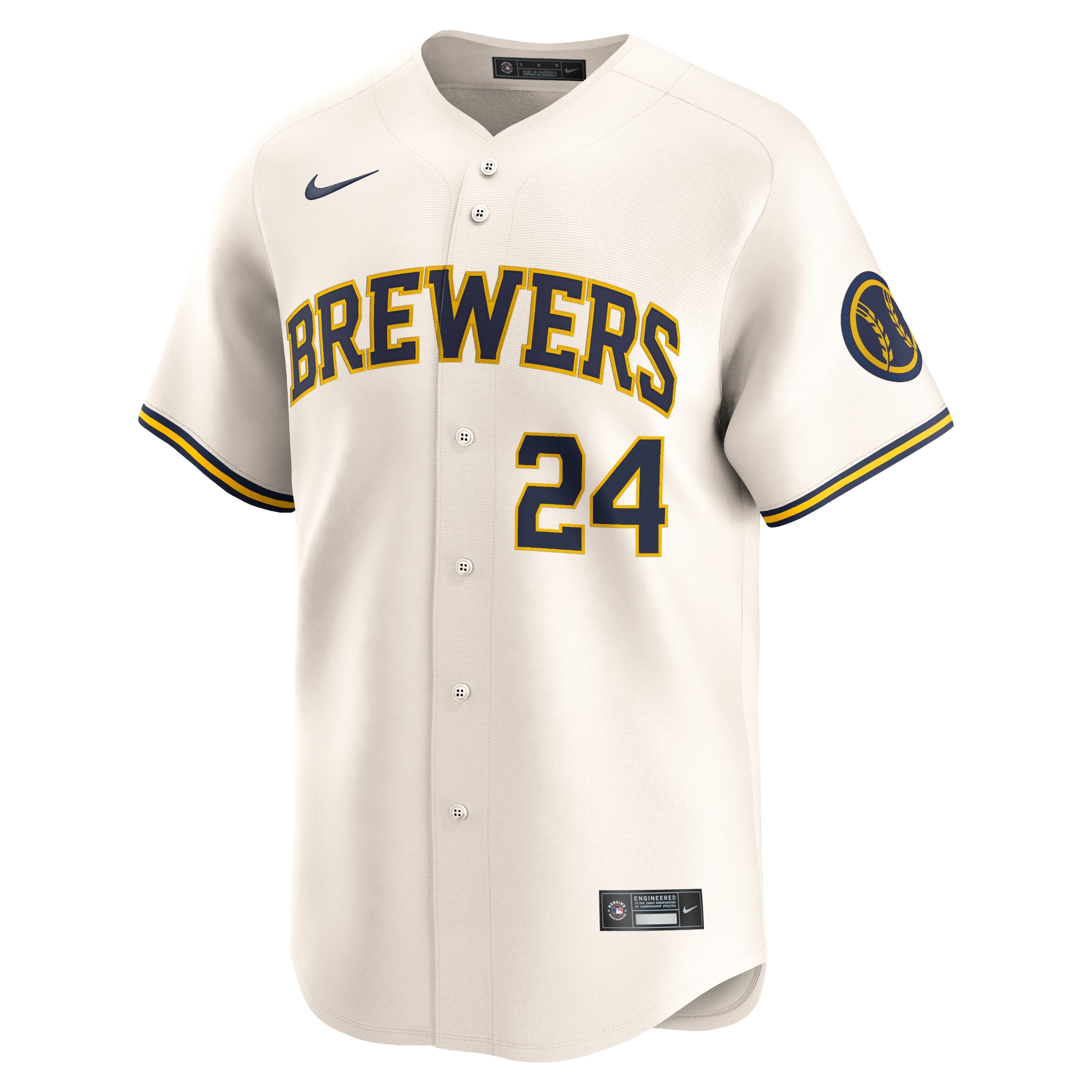 mens milwaukee brewers william contreras nike cream home limited player jersey | Milwaukee Brewers Hats MLB Hats & Jerseys Collection