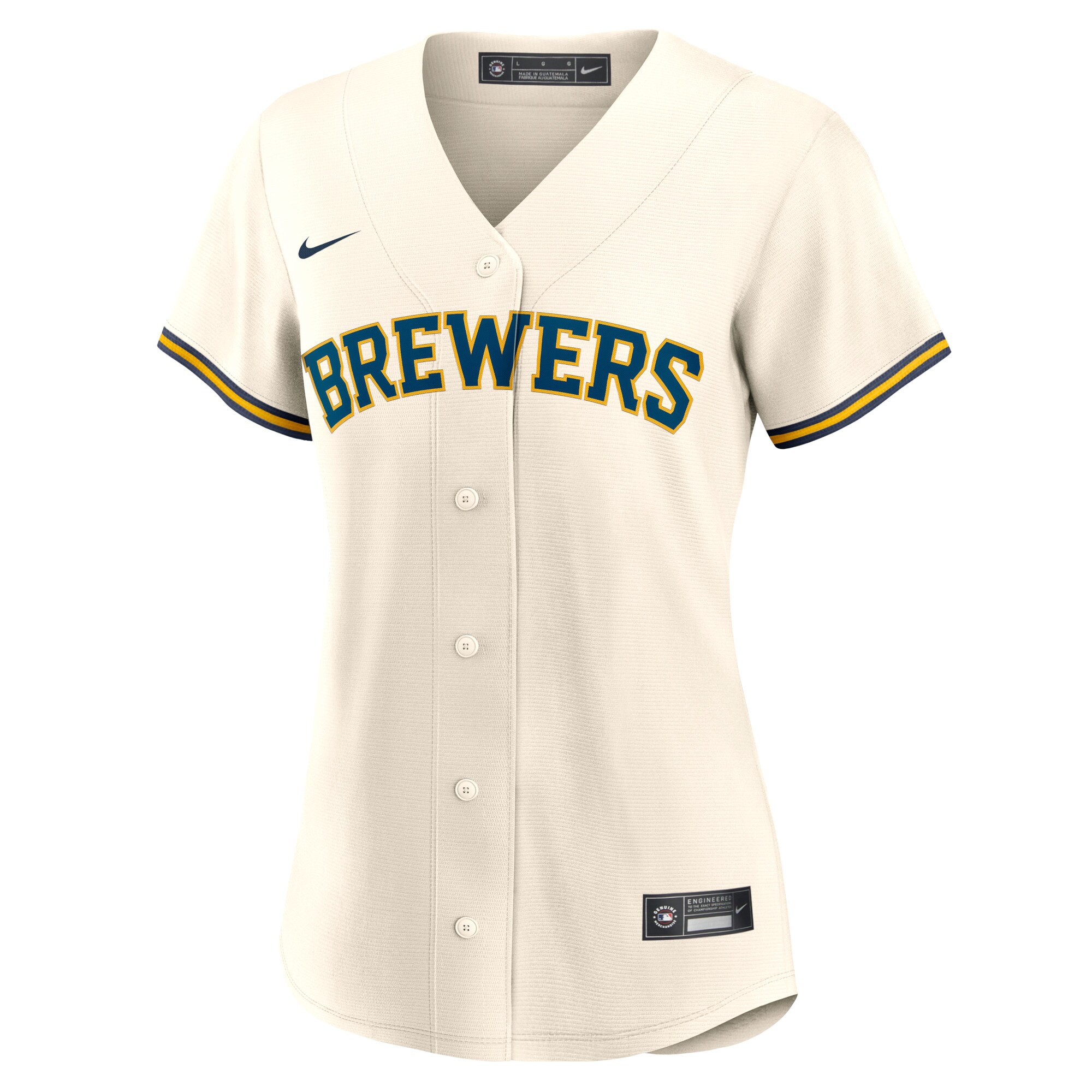 womens milwaukee brewers christian yelich nike cream home replica player jersey | Milwaukee Brewers Hats MLB Hats & Jerseys Collection