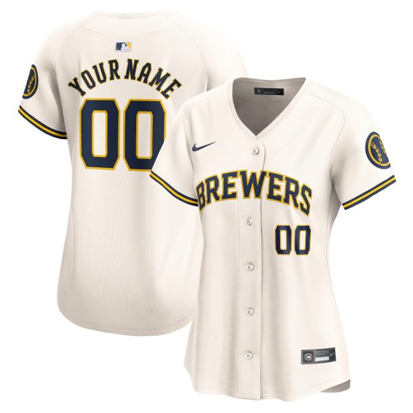 womens milwaukee brewers nike cream home limited custom jersey | Milwaukee Brewers Hats MLB Hats & Jerseys Collection