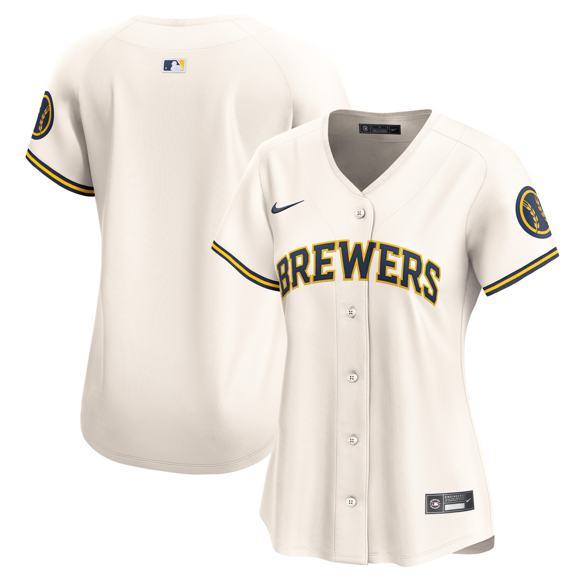 womens milwaukee brewers nike cream home limited jersey | Milwaukee Brewers Hats MLB Hats & Jerseys Collection