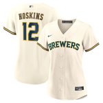 womens milwaukee brewers rhys hoskins nike white home replica jersey | Milwaukee Brewers Hats MLB Hats & Jerseys Collection