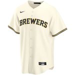 youth milwaukee brewers christian yelich nike cream home replica player jersey | Milwaukee Brewers Hats MLB Hats & Jerseys Collection