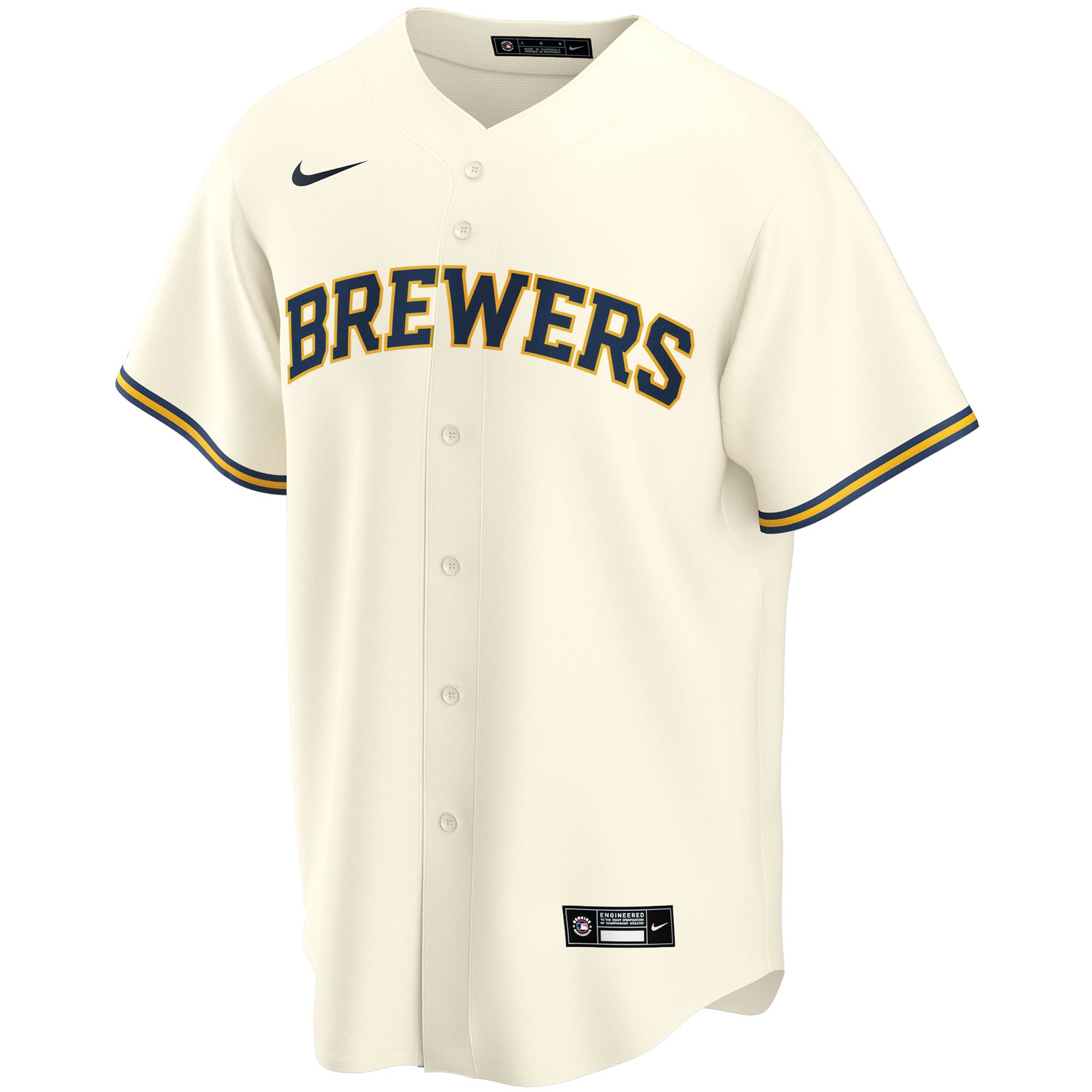 youth milwaukee brewers christian yelich nike cream home replica player jersey | Milwaukee Brewers Hats MLB Hats & Jerseys Collection