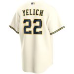 youth milwaukee brewers christian yelich nike cream home replica player jersey | Milwaukee Brewers Hats MLB Hats & Jerseys Collection