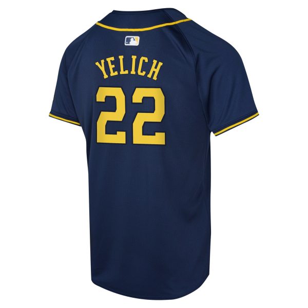 youth milwaukee brewers christian yelich nike navy alternate limited player jersey | Milwaukee Brewers Hats MLB Hats & Jerseys Collection
