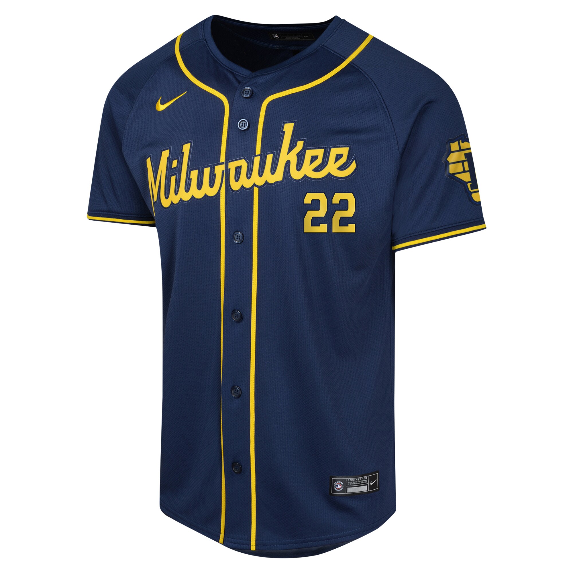 youth milwaukee brewers christian yelich nike navy alternate limited player jersey | Milwaukee Brewers Hats MLB Hats & Jerseys Collection