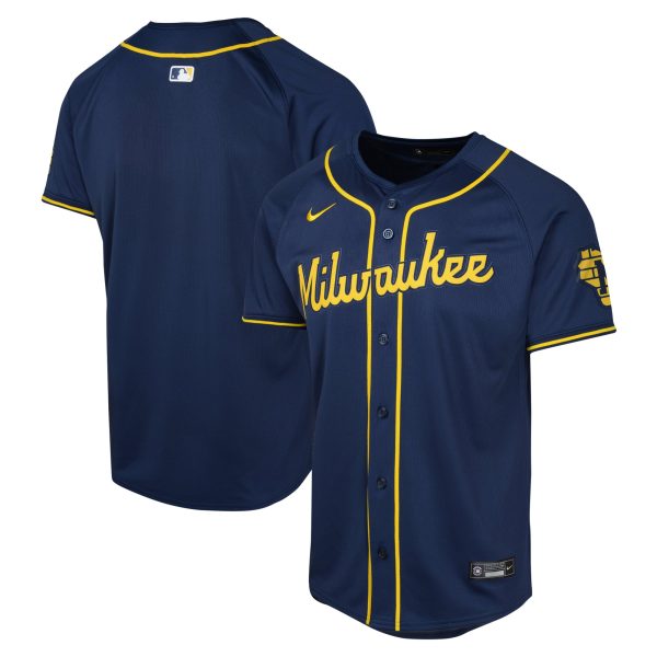 youth milwaukee brewers nike navy alternate limited jersey | Milwaukee Brewers Hats MLB Hats & Jerseys Collection